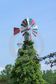 Colorful Windmill Royalty Free Stock Image - Image: 3456