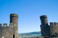 Stock Images - The two towers of the castle