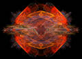 Red Panel Abstract