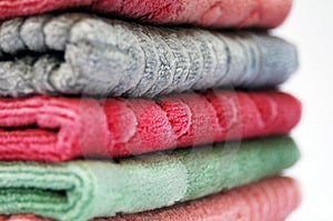 Stock Photo - Stack of towels