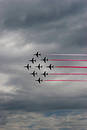 Red Arrows Formation at Eastbourne Air Show 2005