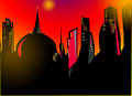 Night megapolis