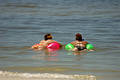 Tube drifting in the Florida Gulf