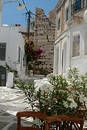 Street scene with ancient church