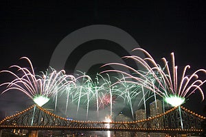 Free Stock Photos: Fireworks with Copyspace. Image: 225798