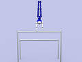 Athlet On Parallel Bars