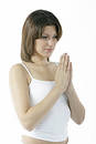 Young spiritual woman