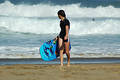 Rookie surfer