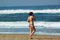 Woman on the beach
