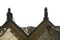 Looking up at the prague castle