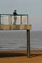 At the end of the pier