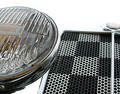Front grille and headlight