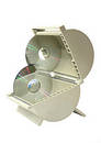 CD Holder Over White