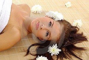 Stock Photo: Beautiful woman after spa. Image: 2755740