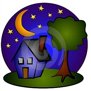 House Design Free Software on Nighttime Blue House Clip Art Download For Free And Up To 830000 Free
