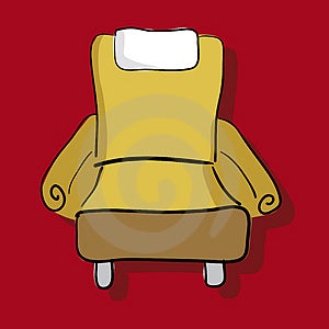 Chair: Sofa (vector) Royalty Free Stock Photography - Image: 2924777