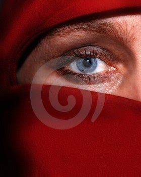 Stock Images - Red veil