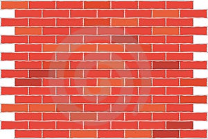 Free Stock Image - Wall red brick. Background.
