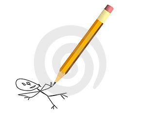 big yellow pencil