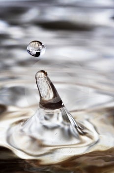 Abstract Water Drop Free Stock Image