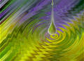 Abstract Multicolored Drop