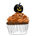 Stock Photography - Halloween cupcake