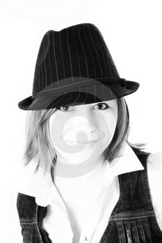 Stock Images - B&W Woman