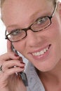 Stock Image - Business Woman With Cellphone 6921
