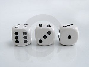 Stock Photos - Three Dice