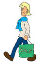 Girl with a bag