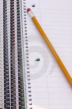 Spirale notebook sulla parte superiore di ogni altro.