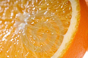 Succose fette di arancia in molto gustoso close-up vista.