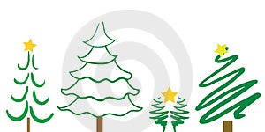 Auswahl der Weihnachtsbaum Designs zusätzliche ai-und eps-format auf Anfrage erhältlich.