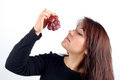 Grapes tasting #3 free stock photo