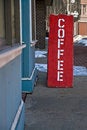 Coffee shop sign free stock photo