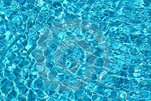 Blu acqua dolce movimento di sfondo in piscina.