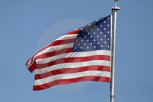 Vlajka Spojených Států Amerických.
