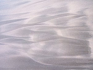 Incendio in sentieri di Sabbia aspetto di dune di sabbia.