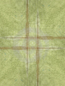 Destenido tela patrón textura en verde marrón colores.