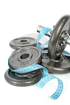 Free Stock Photos - Healthy dumbbells isolated