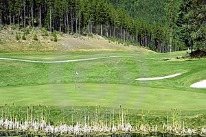 Campo da Golf su una montagna, campo da golf Panorama, British Columbia.