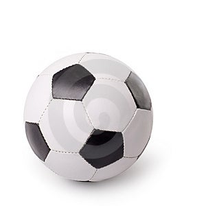 Fototball cieľom šport majstrovstvá izolované na bielom.
