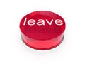 Leave button free stock photo