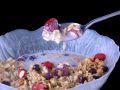 Bowl of cereal free stock image