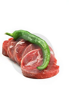Hovädzie medailónky s korenie Hovädzieho mäsa, Steak.