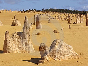 Krása z skala formácia v vrchol púšť.