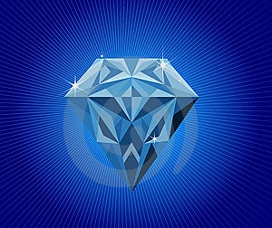 Diamant ilustrace.