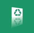 vector recycle symbol free stock image